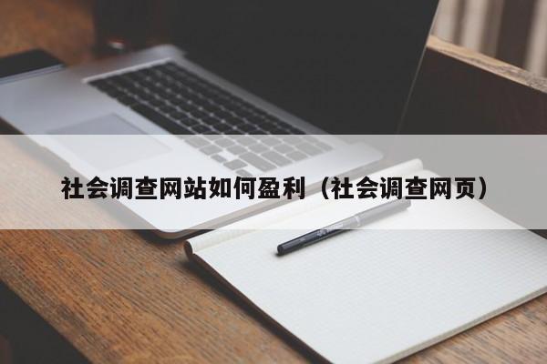 社会调查网站如何盈利（社会调查网页）