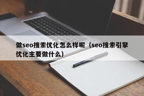 做seo搜索优化怎么样呢（seo搜索引擎优化主要做什么）