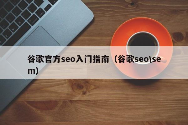 谷歌官方seo入门指南（谷歌seo\sem）