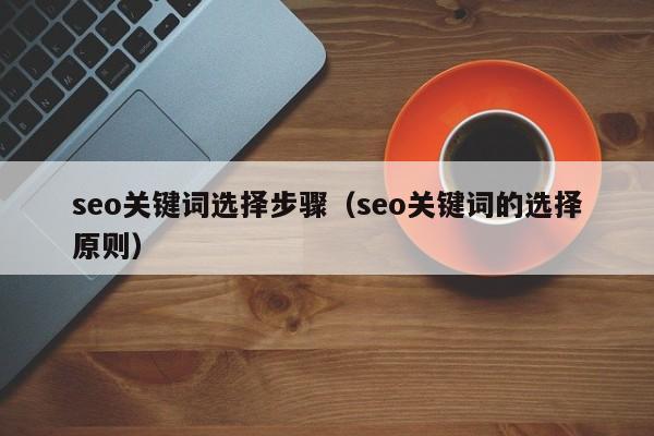 seo关键词选择步骤（seo关键词的选择原则）