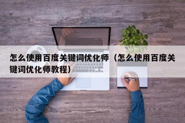 怎么使用百度关键词优化师（怎么使用百度关键词优化师教程）