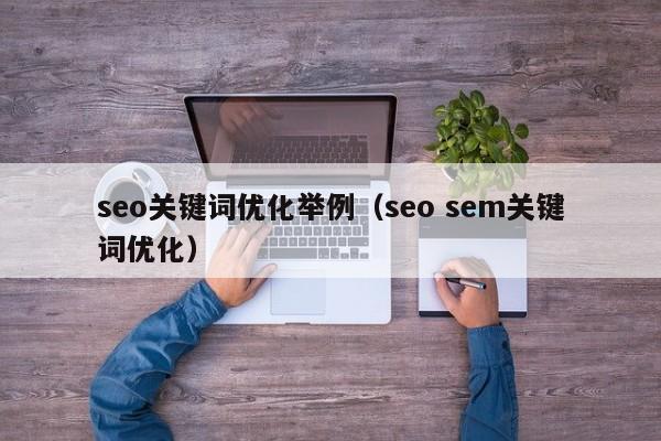 seo关键词优化举例（seo sem关键词优化）